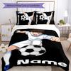 3pcs Custom Name Captain Tsubasa Dream Team Bedding Set Duvet Cover Closure Includes 1 Duvet Cover & 2 Pillowcases for All Seasons Bedroom Decor