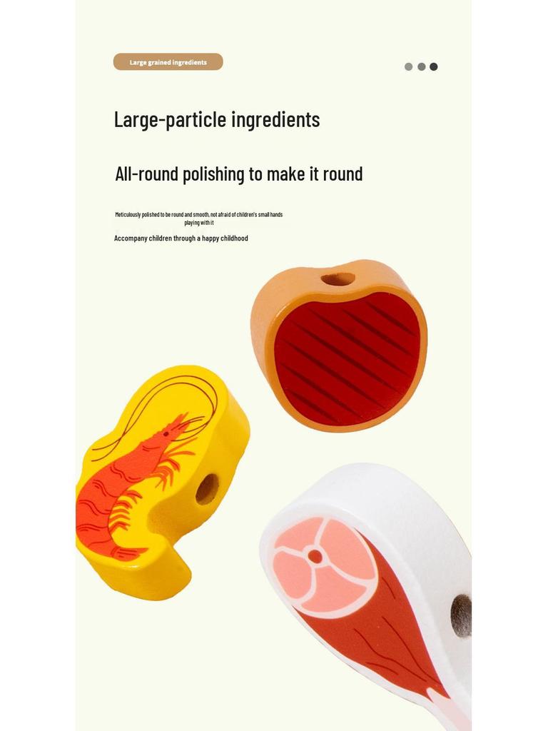 Детский деревянный игровой кухонный набор для игр через границу: Многофункциональная имитация решетки для барбекю для ролевых игр и обучения родителей и детей