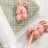 Wall-mounted Bunny Toothbrush Holder Cartoon Sundries Storage Rack  Bathroom