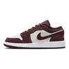 Детские кроссовки Air Jordan 1 Low GS Night Maroon White Phantom Total-Orange 553560-068