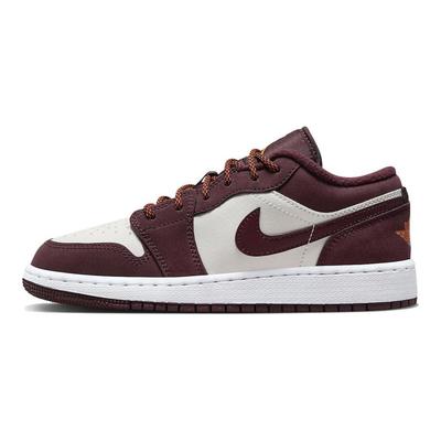 Детские кроссовки Air 1 Low GS Night Maroon White Phantom Total-Orange 553560-068