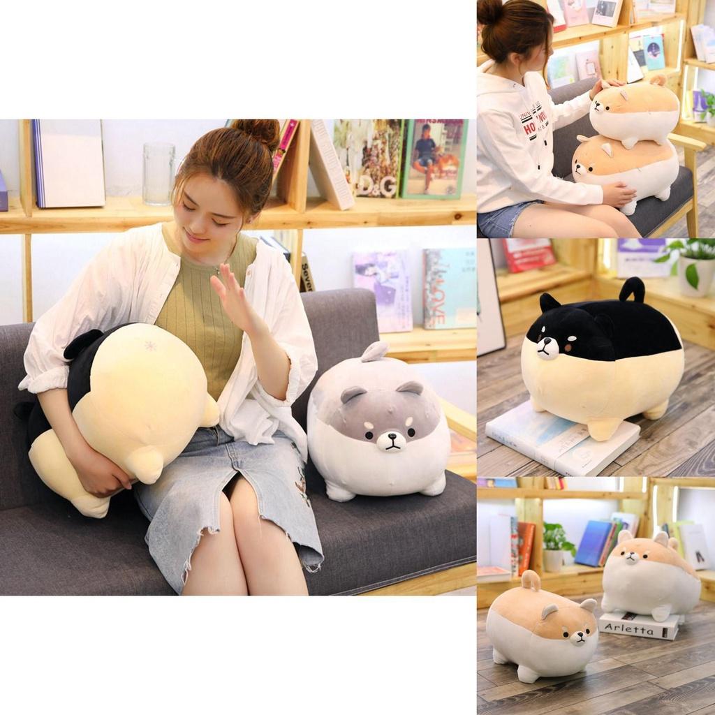 Очаровательная плюшевая игрушка собака Сиба-ину с мягким дизайном корги чай, идеально подходящая для детей