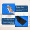 Extra-thick moisture-proof waterproof zipper moving storage bag extra large eight handle reinforced blue 208*200*38cm