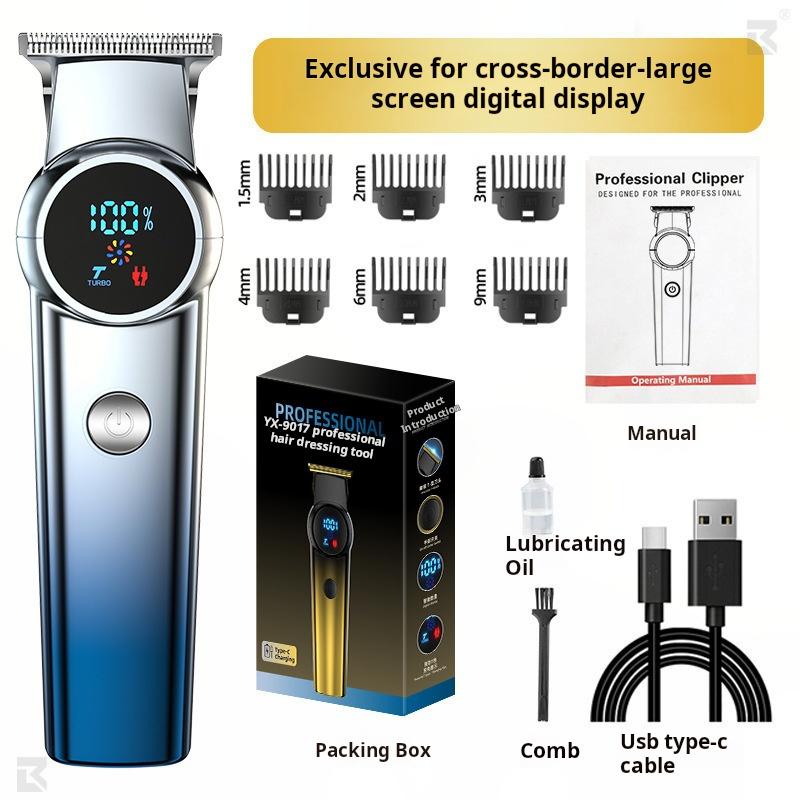 Машинка для стрижки волос Красота Электрическая парикмахерская Электрическая машинка для стрижки Электрическая машинка для стрижки Быстрая зарядка бритвы Ножницы для бритья волос