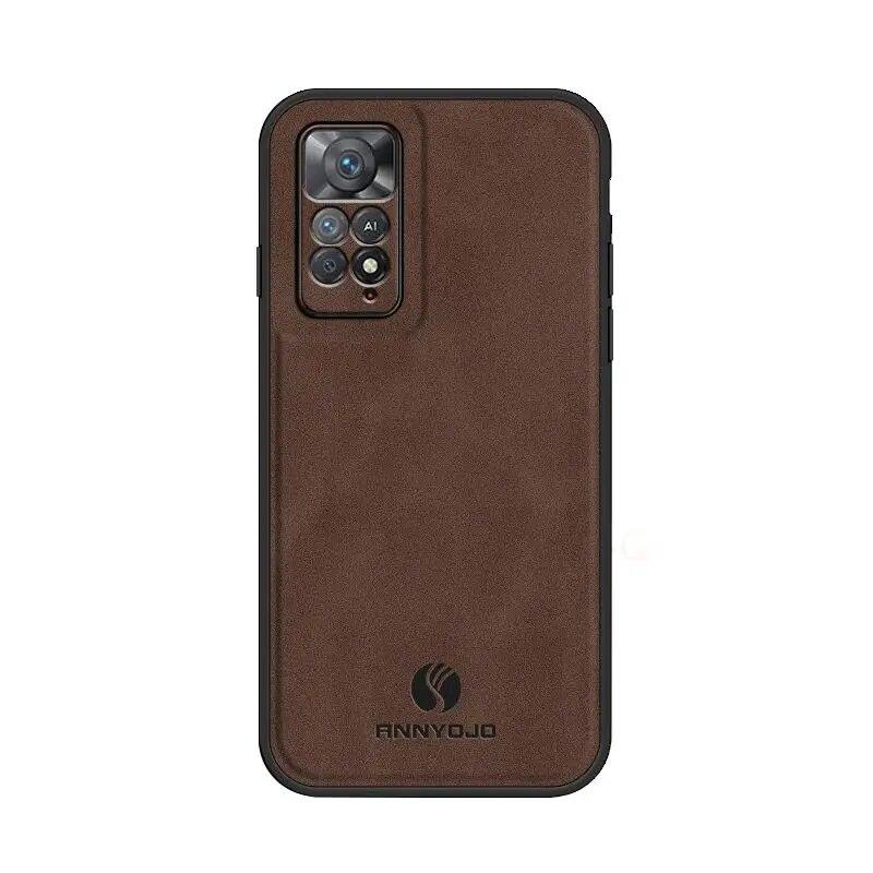 Чехол из овчины для Xiaomi Redmi Note 11 Pro 5g 11pro 11s 4g Роскошный мужской деловой винтажный магнитный чехол на заднюю панель Note11 S