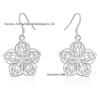 Серьги-цветы Jinshihu Silver Retro в корейском стиле – горячий тренд во внешней торговле