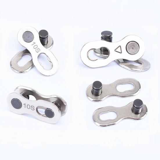 Chain Link Connector Metal Tensile Break-Proof Bike Chain Buckle Easy Disassembly Bike Chain Buckle for 8/9/10/11/12-Speed Chains