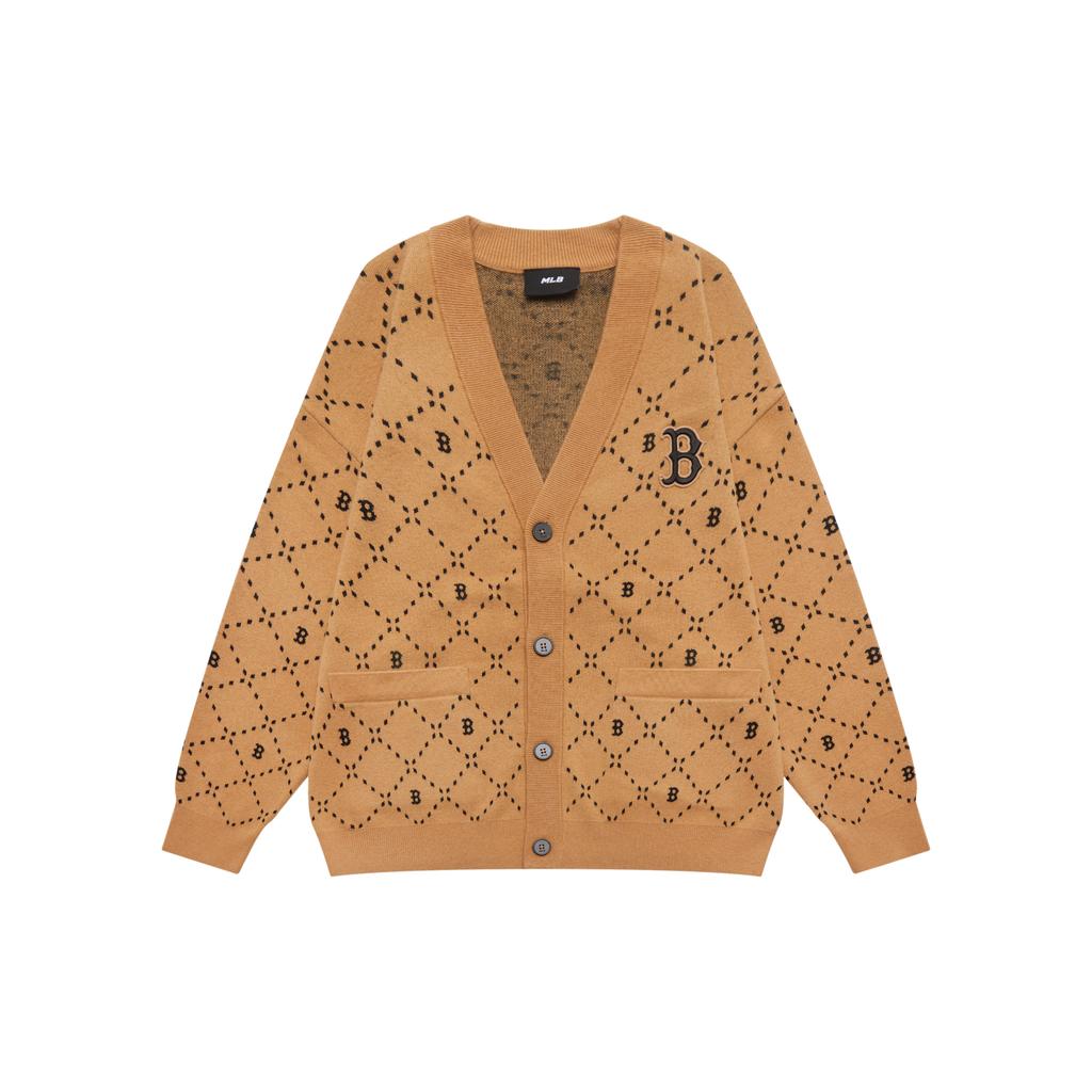 New MLB Knitwear Unisex Light Camel 3AKCM0134-43CAL