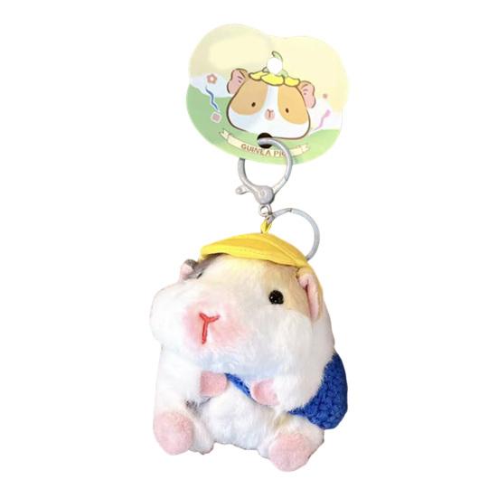 Подвеска-брелок Мультяшная кукла голландской свиньи Брелок Мягкий бархатистый на ощупь Снятие стресса Брелок Подвеска-украшение для рюкзака