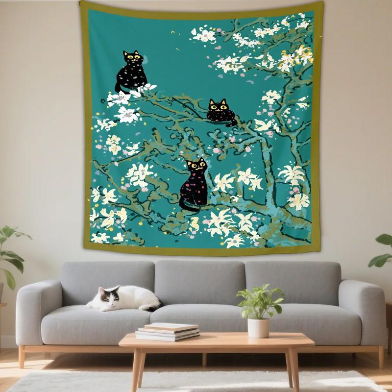 Boho Style Mandala Elephant Tapestry Wall Hanging Living Room Bedroom Decor