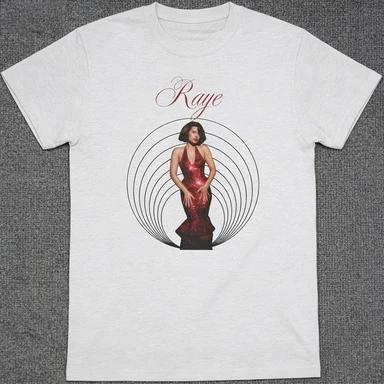Футболка Raye Singer Мерч Raye 2026 Лето Новая Мода Футболка Модная Оверсайз Футболка Хлопок Повседневный Поп-музыка Короткий рукав Топ