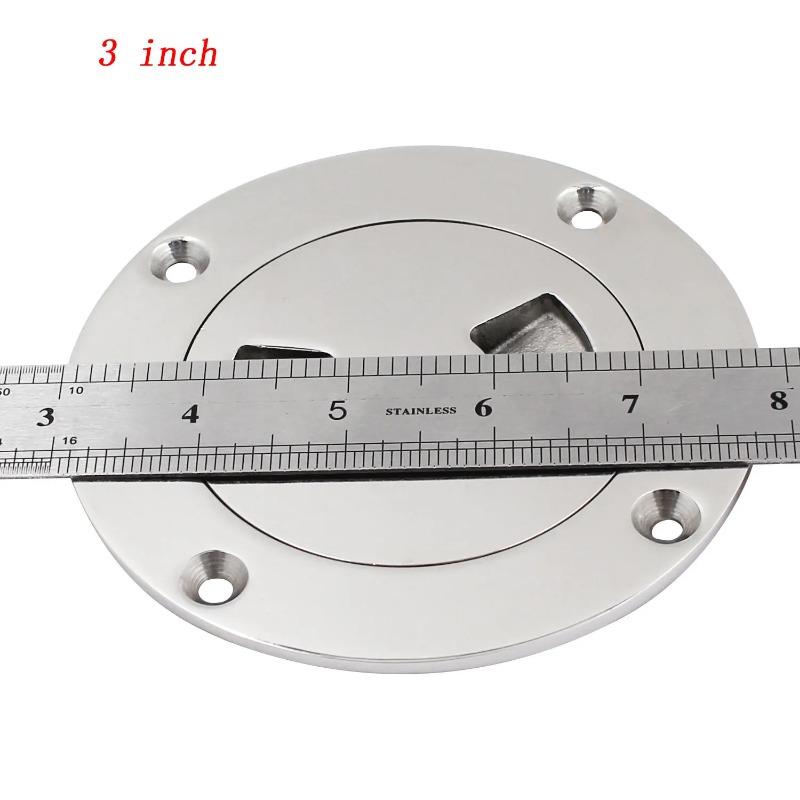 3/4/5/6 Inch Marine Floor Access Panel Hatch 316 Boat Stainless Steel Boat Round Disc Deck Inspection Plate Hatch Kayak