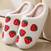 Home Warm Winter Cotton Slippers Cute Soft Comfortable Couples Women Men Thick-soled Bedroom Plush Slides Indoor Non-slip Shoes