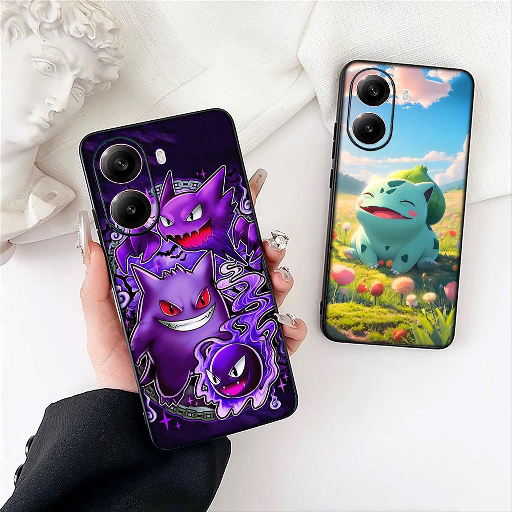 P-Pokemons P-Pikachus GO Gengar Bulbasaur for Samsung Galaxy A06 A05 A14 A50 A51 A52 A12 A13 A23 A70 A07 A25 A26 A72 A56 Case