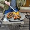 Grilling Pan Korean Round Non-Stick Baking Dishes Pans Stovetop Baking Tray Indoor Outdoor Griddle Barbecue Equipment