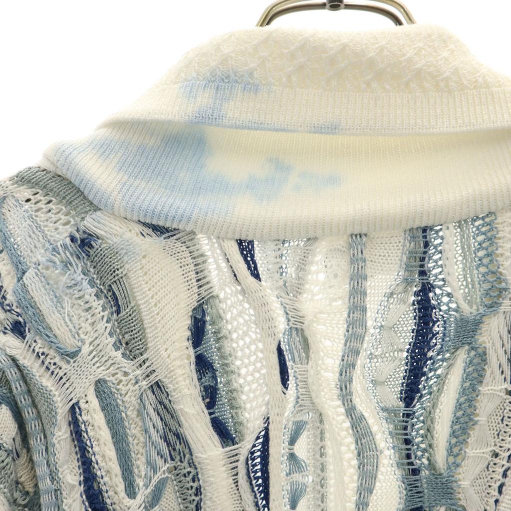 Coogi 90s Australian Made Old Overall Handle Long Sleeve Shawl Collar 3D Knit Cardigan Men's Used