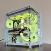 Robin III Tempered Glass Mid-Tower Gaming Case with Transparent Full Side Panel