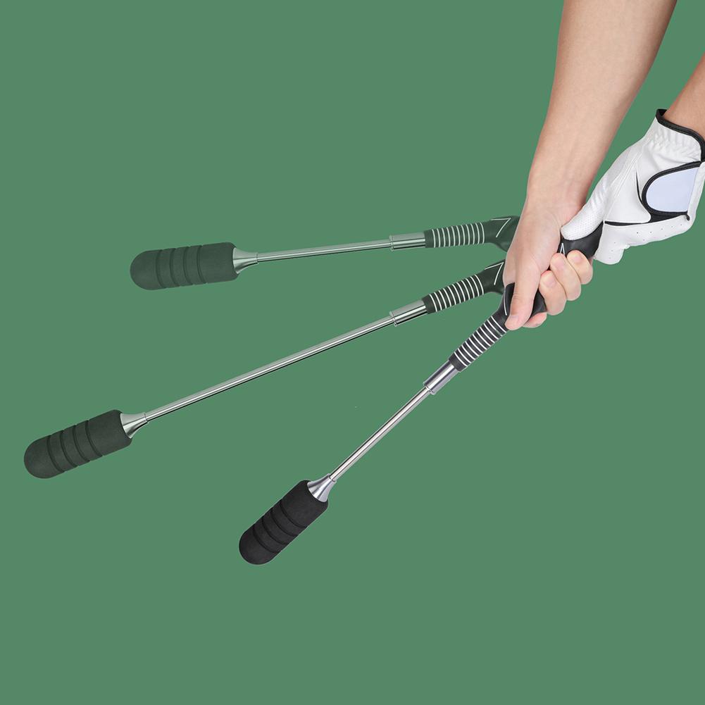 Golf Swing Trainer Rhythm Click Sound Swing Trainer Ergonomic Golf Grip Trainer Non Slip Handle Swing Gesture Corrector for Men