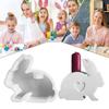 Cartoon Rabbit Candlestick Molds Handmade Bunny Tealight Molds  Home Table Decoration
