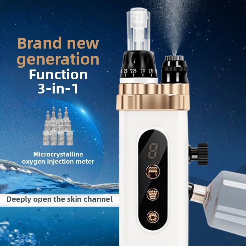 Новый микрокристаллический кислородный инъекционный инструмент, введение в водный свет эмбриона лифтинговый косметический инструмент
