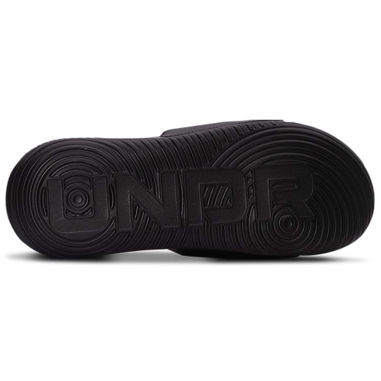 Under Armour Ansa Fixed Slide Black White Men Sneakers 3023761-004