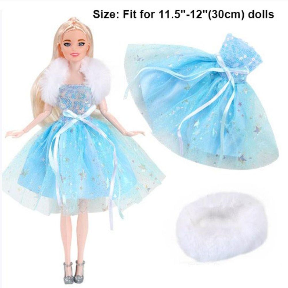 Модная Кукла Элегантная Вечерняя Одежда для 30см Куклы/для 1/6 BJD Кукол/для 11.5" Кукол DIY Аксессуары