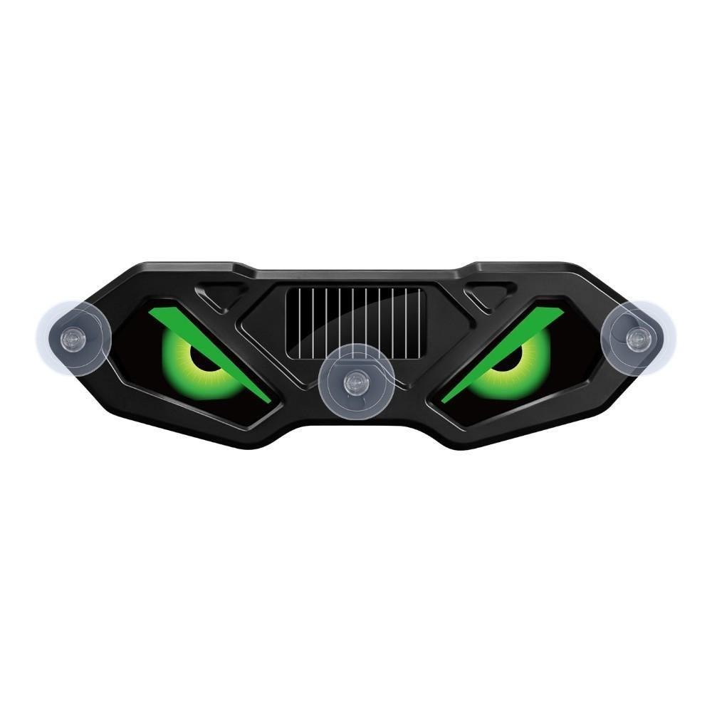 Dynamic Display Solar LED Devil Eyes Car Lights Solar Powered Car Warning Light  Windshield