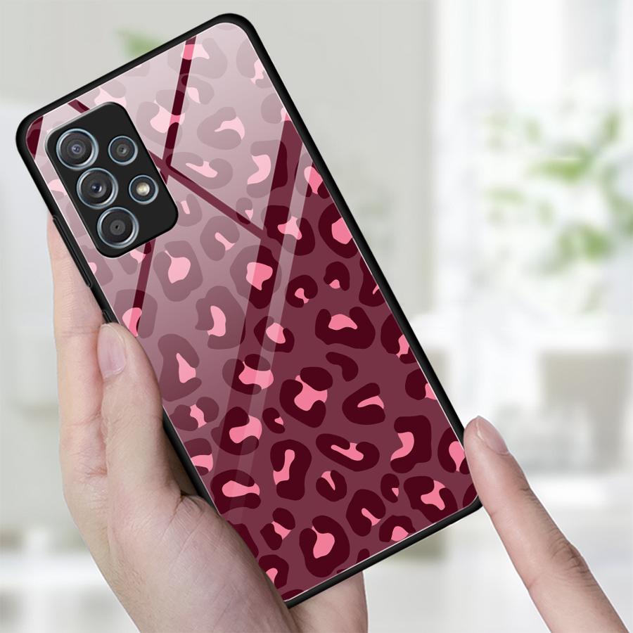 Чехол для телефона для Samsung Galaxy A12 A10 A36 A71 A56 A35 A25 A13 A20 A21 A06 A51 A52 A16 A02 A73 A34 A15 A50 A14 A30 Леопард