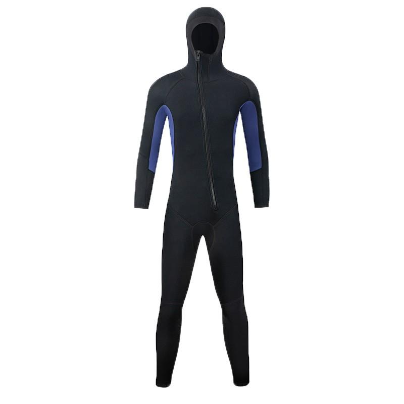 Diving Wetsuit Men 2mm 3mm Hooded Full Body Thermal Winter Swimming Surfing Snorkeling Wet Suit Cold Water