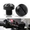 2pcs 10mm Motorcycle CNC Aluminum Rear View Mirror Hole Plug Screws Caps Bolts Universal E-Bike Motorbike M10 Mirror Hole Cover