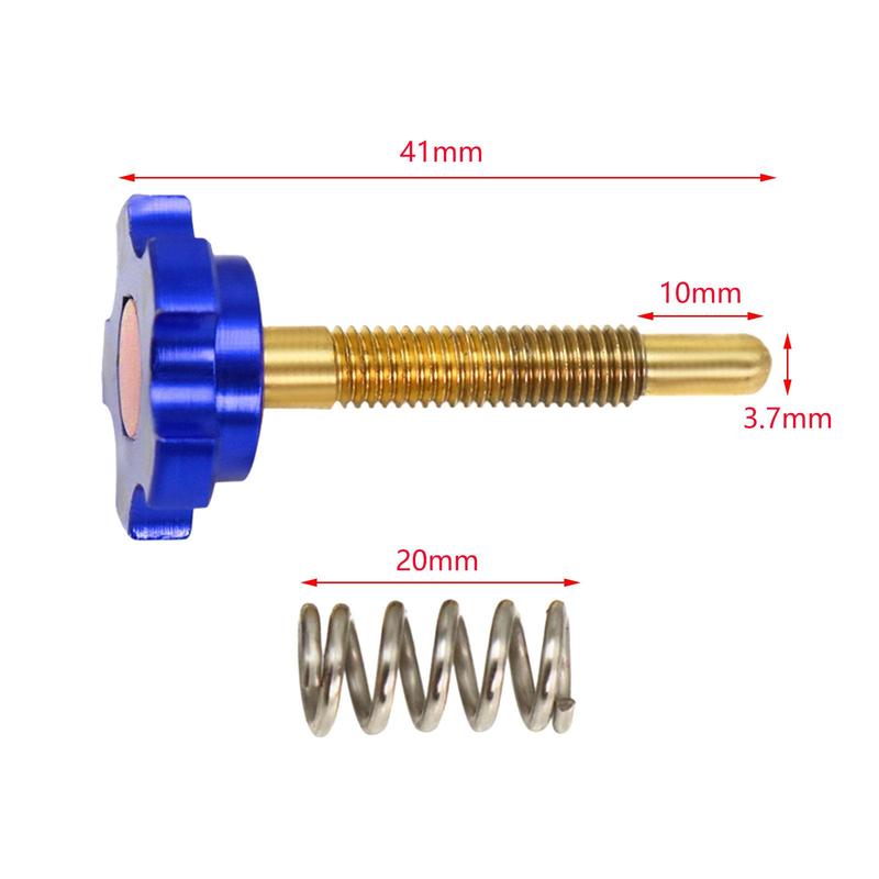 Metal Air Fuel Mixture Screw Adjustable Carburetor Accessory for Motorbike Idle Speed Tuning Replacement Part