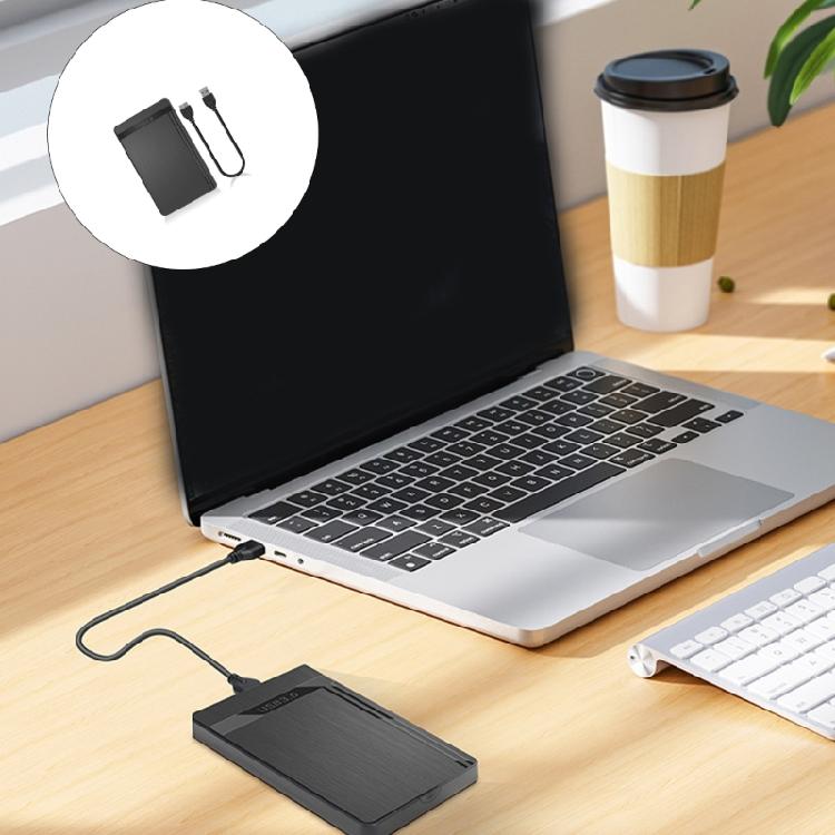 Тонкий портативный кейс для жесткого диска, интерфейсы USB 3.0, поддержка 2.5" SSD и механических дисков, ударопрочный корпус