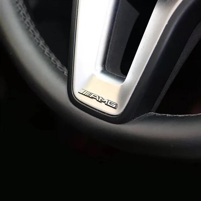 Metal Car Audio Styling Sticker Decoration Auto Emblem Decals For Mercedes Benz Amg W205 W211 W204 W212 W176 W221 W169 W177