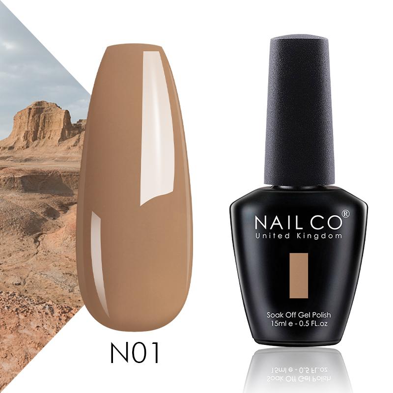 NAILCO 15 мл осень-зима коричневый кофейный гель для ногтей дизайн ногтей хаки телесного цвета серия блестящий маникюрный набор УФ-гель для ногтей