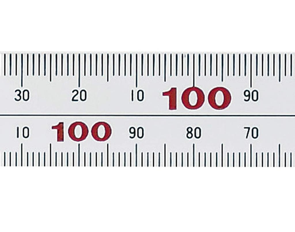 Shinwa Sokutei Thick Wide Scale, 50cm, 8 Graduations, 11481