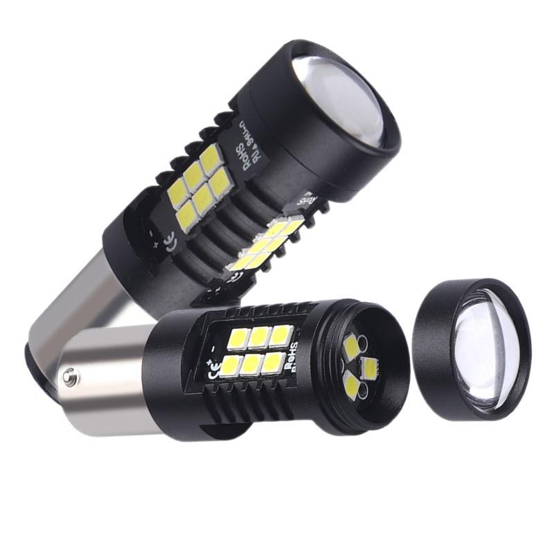 Автомобильный светильник 1156 LED BA15S P21W LED BAU15S PY21W BAY15D 1157 P21/5W R5W 21 SMD 3030 Автомобильные лампы накаливания Светодиодные 12 В - 24 В