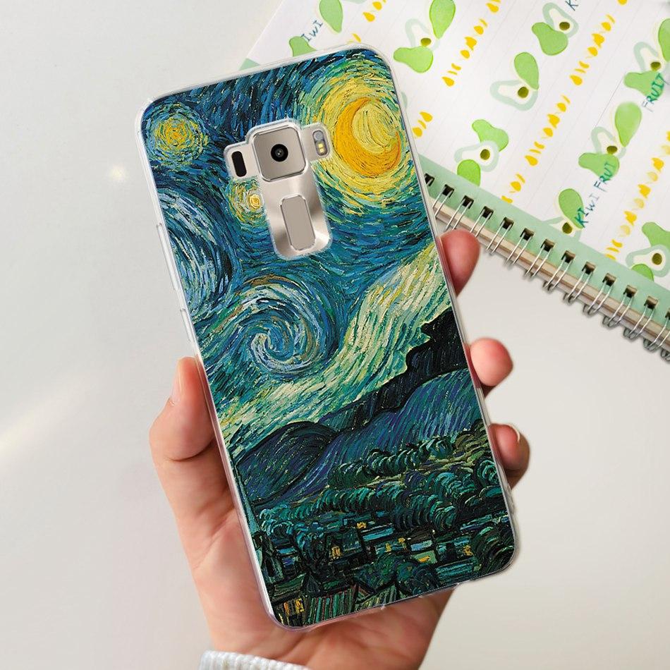 For Asus ZenFone 3 ZE520KL ZA520KL Case Cover Printed Soft Silicone TPU Phone Cases For Asus ZenFone3 5.2“ Z017D Z017DA Z017DB”