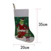 Набор рождественского чулка и юбки для елки Гринча с чехлами для стула и винной бутылки