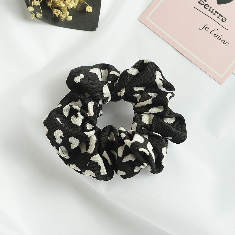 Eabywish Леопардовый принт Толстая кишка Кольцо Аксессуары для волос Головной убор
