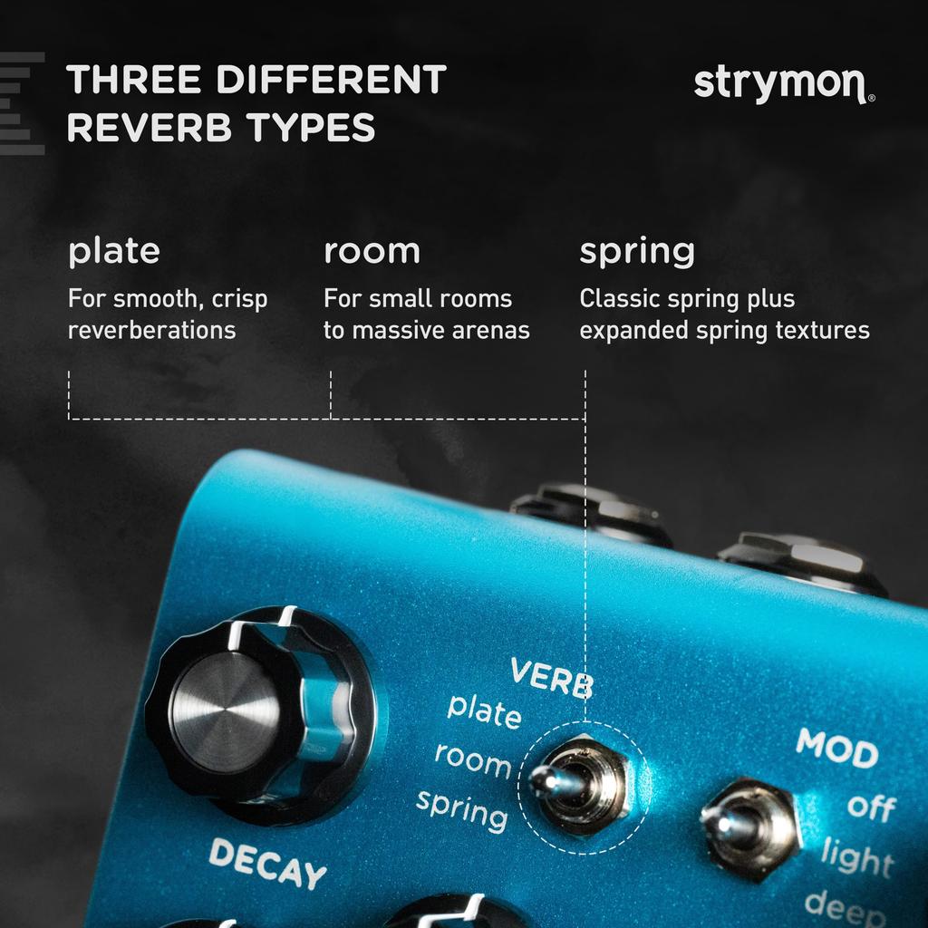 Strymon BlueSky V2 Reverb Guitar Pedal