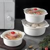 Microwave Oven Special Box Heated Soup Pot Rice Steamed Steamed Buns With Lid Eco-Friendly Food Grade Kitchen Tool