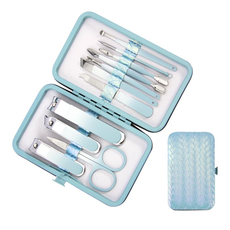 Finger Nail Clippers Pedicure Knives Exfoliation & Nail Art Tools 18-Piece Set-Carbon Steel Durable