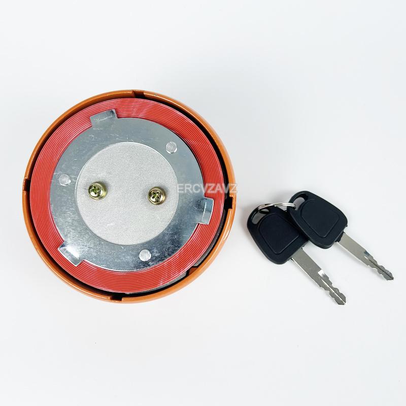 K1004166 New Fuel Tank Cap with 2 Keys for Daewoo Doosan DH300 DH150-7 Excavator Parts