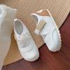 Туфли Мэри Джейн на липучке женские 2025 новая летняя сетчатая дышащая повседневная обувь на полой мягкой подошве с юбкой Сто башен