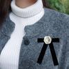 Броши-булавки в виде цветка камелии, булавка с предварительно завязанным бантом, зажимы для воротника, зажимы для шеи, галстук-бабочка для свадебной вечеринки, галстук, лацканные булавки для женщин, девушек