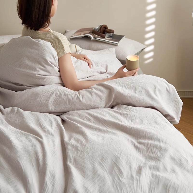 Комплект из четырех предметов из 100% высококачественного чистого хлопка, хлопковый жаккардовый комплект одеяла класса А для матери и ребенка, комплект постельного белья класса люкс