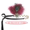 Vintage 1920s Flapper Cosplay Party Feather Headband Women Costume Accessories 20s Cocktail Party Dress Up Headpieces