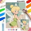 Набор для рисования маслом по номерам «Динь-Динь». ручная работа DIY painting украшение дома подарки