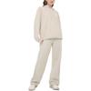 Fila Fusion Модные повседневные свободные вязаные спортивные брюки с широкими штанинами для женщин, низ, Полынь-серый T11W433607F-BG