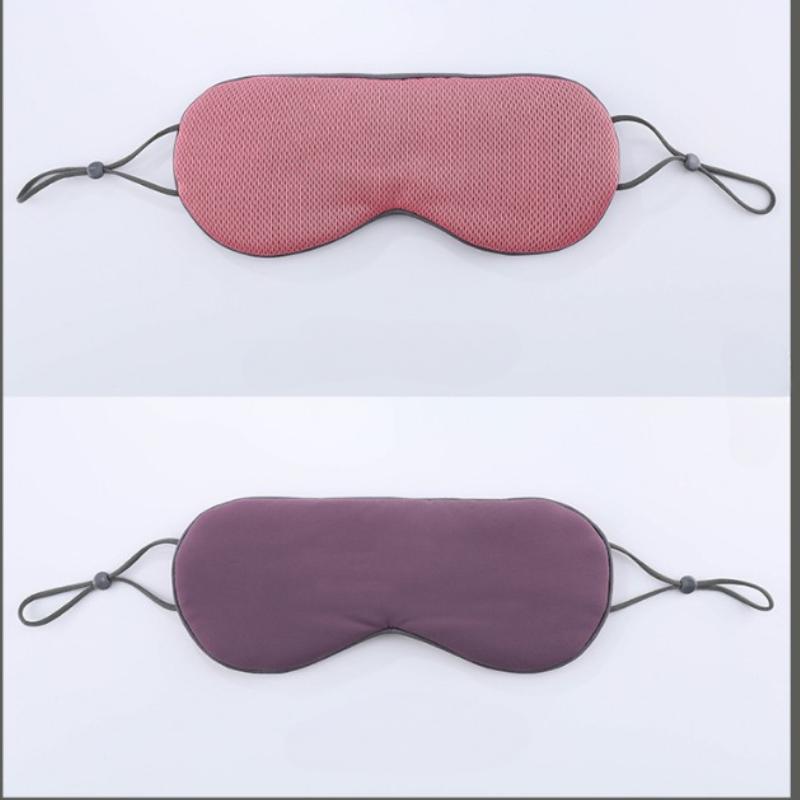 Маска для сна, маска для сна, маска для перерыва на обед, дышащая, бесшовная, теплая и прохладная, двухсторонняя маска для глаз из ледяного шелка